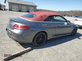 2018 Mercedes-Benz C 43 AMG with VIN WDDWK6EB5JF672965, listed as a Copart auction lot 47957245 with 23,535 mi miles and Salvage title. Bid and sale history available at DreamBid. Image 3.