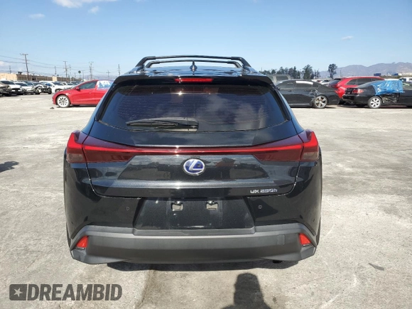 2022 Lexus UX 250h z VIN JTHX9JBH3N2062550, wystawiony jako Copart lot #44991325 z przebiegiem 78 236 mil mil oraz Szkoda całkowita • Salvage title. Historia ofert i sprzedaży dostępna na DreamBid. Obrazek 6.