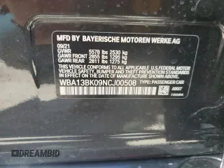 2022 BMW 5 Series M550i xDrive z VIN WBA13BK09NCJ00508, wystawiony jako Copart lot #58077634 z przebiegiem Nie podano mil oraz . Historia ofert i sprzedaży dostępna na DreamBid. Obrazek 12.