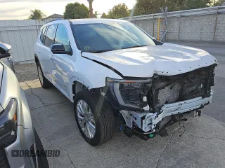 2024 GMC Acadia AWD Elevation z VIN 1GKENNKSXRJ196706, wystawiony jako Copart lot #83620704 z przebiegiem 8009 mil mil oraz Czysty tytuł • Clean title. Historia ofert i sprzedaży dostępna na DreamBid. Obrazek 4.