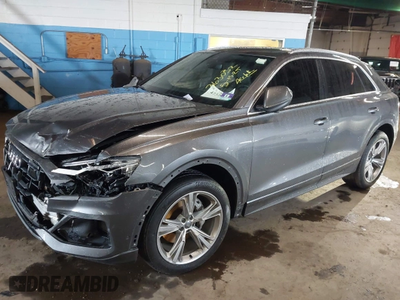 2019 Audi Q8 Premium Plus with VIN WA1BVAF10KD010002, listed as a IAAI auction lot 42326499 with 68,585 mi miles and . Bid and sale history available at DreamBid. Image 17.
