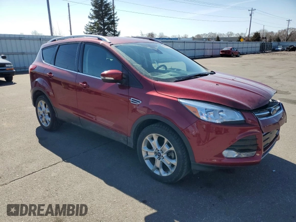 2016 Ford Escape Titanium with VIN 1FMCU9J91GUC59372, listed as a Copart auction lot 50614645 with 97,433 mi miles and Salvage Title. Bid and sale history available at carsss.com. Image 4.