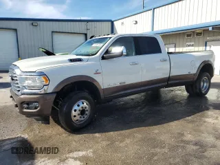 2020 Ram 3500 Longhorn with VIN 3C63RRKL9LG261097, listed as a Copart auction lot 74185734 with 0 mi miles and Non Repairable. Bid and sale history available at carsss.com. Image 1.