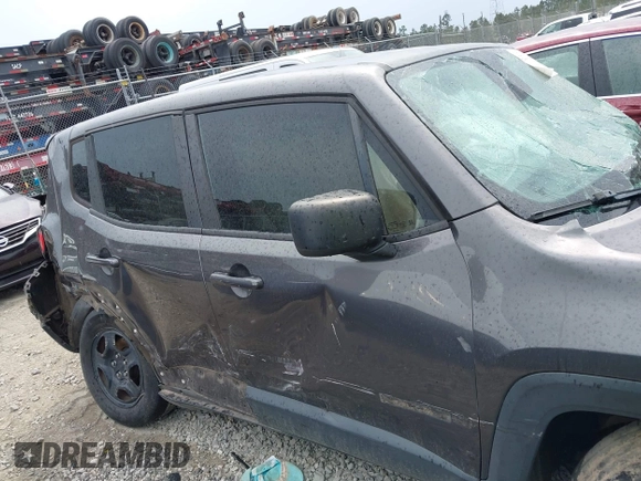 2018 Jeep Renegade Sport with VIN ZACCJAAB2JPG70452, listed as a IAAI auction lot 42203216 with 115,354 mi miles and . Bid and sale history available at DreamBid. Image 12.
