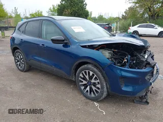 2020 Ford Escape SE Sport Hybrid with VIN 1FMCU9BZ8LUC13160, listed as a IAAI auction lot 42371641 with 88,133 mi miles and . Bid and sale history available at DreamBid. Image 1.