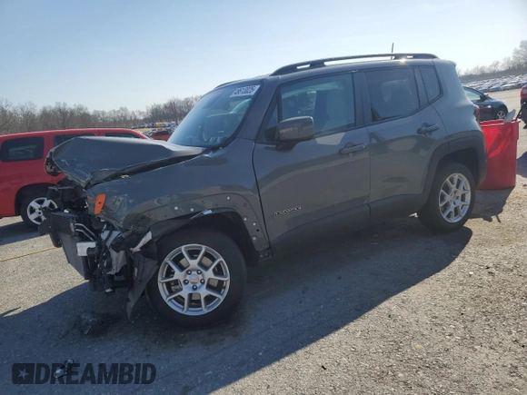 2021 Jeep Renegade Latitude with VIN ZACNJDB17MPN32651, listed as a Copart auction lot 48613025 with 42,196 mi miles and Salvage title. Bid and sale history available at DreamBid. Image 1.