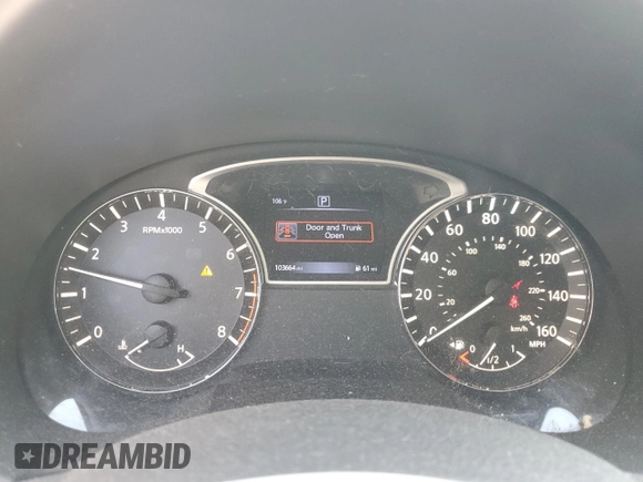 2017 Nissan Altima S with VIN 1N4AL3AP7HC171577, listed as a Copart auction lot 60812825 with 103,664 mi miles and Salvage title. Bid and sale history available at DreamBid. Image 9.