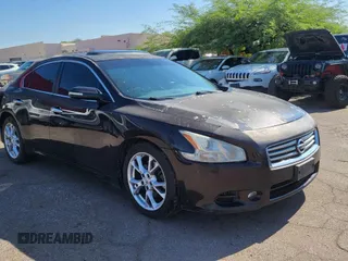 2012 Nissan Maxima S z VIN 1N4AA5AP0CC834322, wystawiony jako Copart lot #59714295 z przebiegiem 146 026 mil mil oraz Czysty tytuł • Clean title. Historia ofert i sprzedaży dostępna na DreamBid. Obrazek 1.