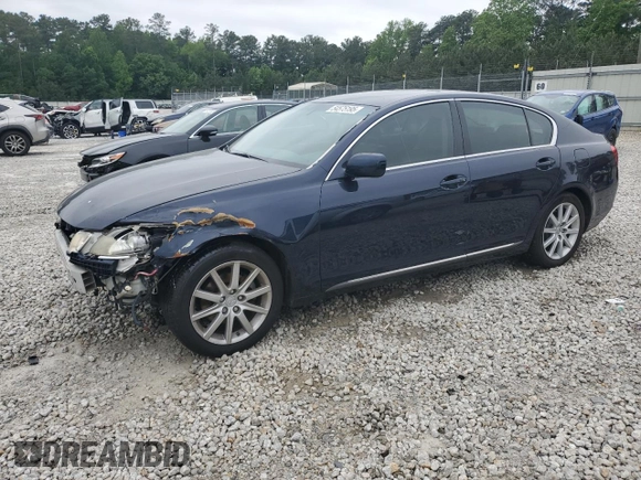 2006 Lexus GS 300 z VIN JTHBH96S065036795, wystawiony jako Copart lot #54575195 z przebiegiem 163 399 mil mil oraz Szkody całkowita. Historia ofert i sprzedaży dostępna na DreamBid. Obrazek 1.