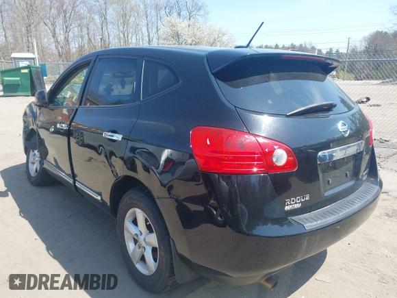 2013 Nissan Rogue S with VIN JN8AS5MV0DW601594, listed as a IAAI auction lot 42073724 with 202,238 mi miles and . Bid and sale history available at DreamBid. Image 3.