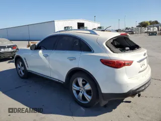 2009 Infiniti FX35 with VIN JNRAS18WX9M150166, listed as a Copart auction lot 75946504 with 0 mi miles and Salvage Title. Bid and sale history available at carsss.com. Image 2.