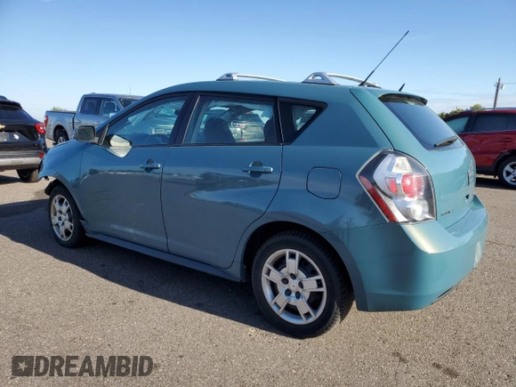2009 Pontiac Vibe with VIN 5Y2SM67099Z444332, listed as a Copart auction lot 72254534 with 134,693 mi miles and Salvage Title. Bid and sale history available at carsss.com. Image 2.