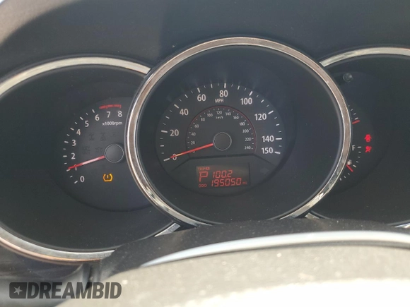 2011 Kia Sorento LX with VIN 5XYKT3A13BG025643, listed as a Copart auction lot 55150995 with 195,050 mi miles and Salvage Title. Bid and sale history available at DreamBid. Image 9.