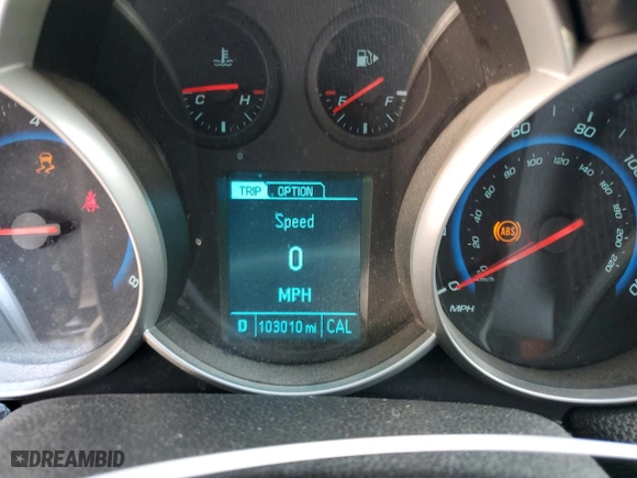 2016 Chevrolet Cruze Limited LT with VIN 1G1PE5SB2G7159477, listed as a Copart auction lot 52429495 with 103,010 mi miles and Clean Title. Bid and sale history available at carsss.com. Image 9.
