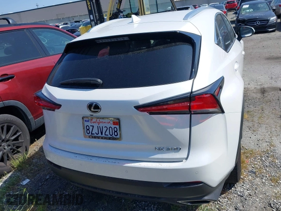 2021 Lexus NX with VIN JTJGARBZ1M5028701, listed as a IAAI auction lot 41989460 with 39,785 mi miles. Bid and sale history available at carsss.com. Image 16.