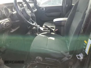 2022 Jeep Wrangler Unlimited Sport S with VIN 1C4HJXDG7NW119880, listed as a Copart auction lot 61948555 with 31,381 mi miles and Salvage title. Bid and sale history available at DreamBid. Image 7.