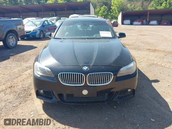 2013 BMW 5 Series 550i with VIN WBAFR9C50DDX81156, listed as a IAAI auction lot 42015608 with 99,962 mi miles and . Bid and sale history available at carsss.com. Image 12.