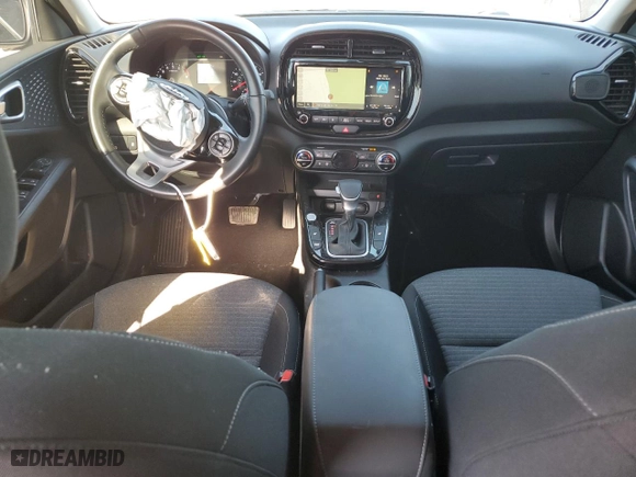 2021 Kia Soul EX with VIN KNDJ33AUXM7744619, listed as a Copart auction lot 58099024 with 49,900 mi miles and Salvage Title. Bid and sale history available at carsss.com. Image 8.