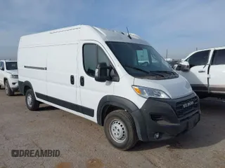 2025 Ram ProMaster Cargo Tradesman with VIN 3C6LRVDG7SE512766, listed as a IAAI auction lot 41932670 with 5,596 mi miles and . Bid and sale history available at DreamBid. Image 1.
