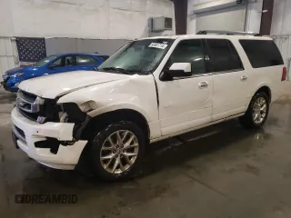 2015 Ford Expedition EL Limited with VIN 1FMJK2AT5FEF25176, listed as a Copart auction lot 80561714 with 161,106 mi miles and Salvage Title. Bid and sale history available at carsss.com. Image 1.
