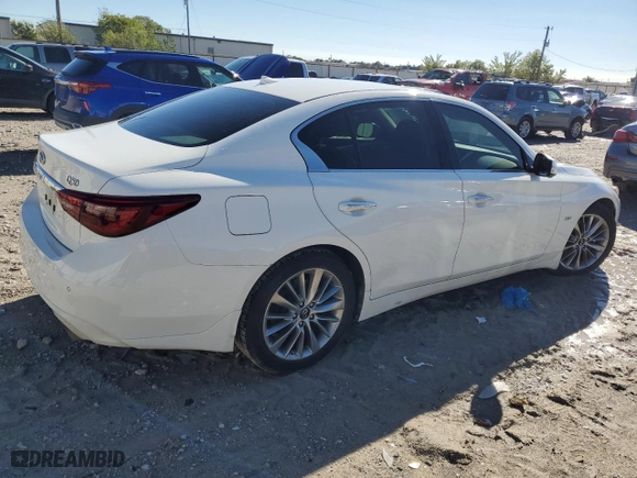 2020 Infiniti Q50 3.0t PURE with VIN JN1EV7AP0LM202042, listed as a Copart auction lot 79258394 with 92,920 mi miles and Clean Title. Bid and sale history available at carsss.com. Image 3.