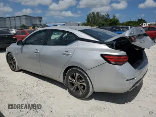 2021 Nissan Sentra SV with VIN 3N1AB8CV9MY304690, listed as a Copart auction lot 54015595 with 70,732 mi miles and Salvage Title. Bid and sale history available at DreamBid. Image 2.