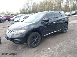 2012 Nissan Murano LE with VIN JN8AZ1MU5CW114658, listed as a IAAI auction lot 42019992 with 161,192 mi miles. Bid and sale history available at carsss.com. Image 2.