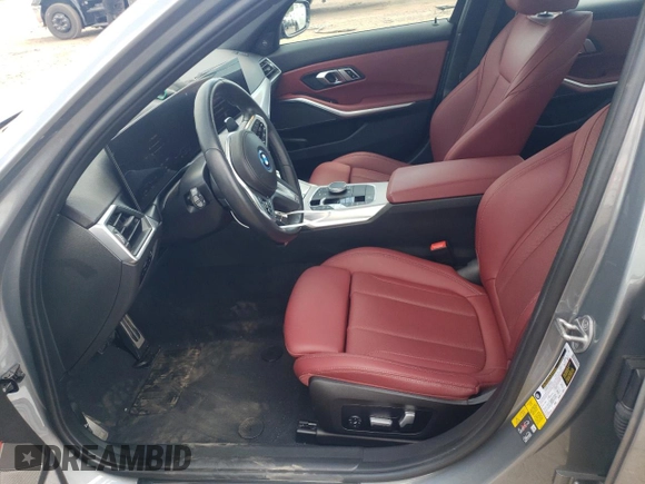 2023 BMW 3 Series 330e xDrive with VIN 3MW39FS02P8D01319, listed as a Copart auction lot 67836734 with 12,883 mi miles and Salvage Title. Bid and sale history available at carsss.com. Image 7.