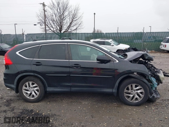 2015 Honda CR-V EX-L with VIN 5J6RM4H77FL044261, listed as a IAAI auction lot 41865353 with Not Provided miles. Bid and sale history available at carsss.com. Image 14.