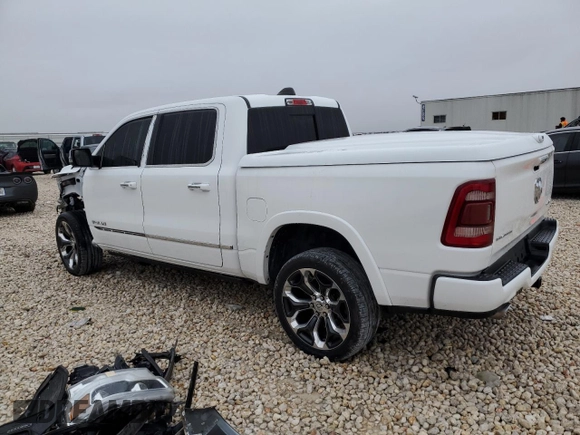 2020 Ram 1500 Limited with VIN 1C6SRFHT7LN101762, listed as a Copart auction lot 83851604 with 59,286 mi miles and Clean title. Bid and sale history available at DreamBid. Image 2.