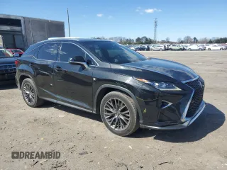 2019 Lexus RX 350 with VIN 2T2BZMCA7KC193018, listed as a Copart auction lot 50464015 with 90,667 mi miles and Salvage Title. Bid and sale history available at DreamBid. Image 4.