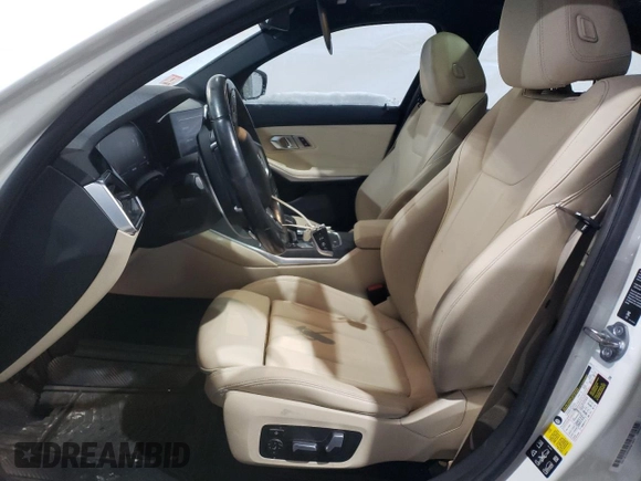 2019 BMW 3 Series 330i xDrive with VIN WBA5R7C59KAJ81850, listed as a Copart auction lot 88526315 with 64,770 mi miles and Salvage title. Bid and sale history available at DreamBid. Image 7.