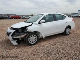 2016 Nissan Versa S Plus with VIN 3N1CN7AP9GL827658, listed as a Copart auction lot 50735305 with 335,744 mi miles and Salvage Title. Bid and sale history available at carsss.com. Image 1.