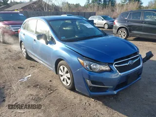 2015 Subaru Impreza 2.0i z VIN JF1GPAA65FH305416, wystawiony jako IAAI lot #42098424 z przebiegiem 120 153 mil mil oraz . Historia ofert i sprzedaży dostępna na DreamBid. Obrazek 1.