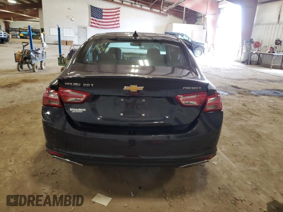 2022 Chevrolet Malibu Premier with VIN 1G1ZE5SX2NF197086, listed as a Copart auction lot 52336735 with 16,669 mi miles and Salvage Title. Bid and sale history available at DreamBid. Image 6.