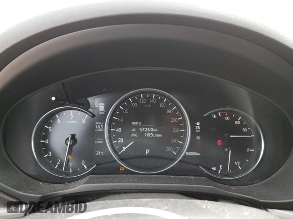 2021 Mazda CX-5 Grand Touring with VIN JM3KFBDM7M1122281, listed as a Copart auction lot 54576485 with 93,008 mi miles and Salvage Title. Bid and sale history available at DreamBid. Image 9.