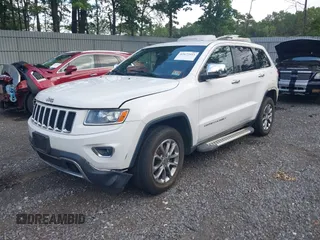 2014 Jeep Grand Cherokee Limited with VIN 1C4RJFBGXEC186833, listed as a IAAI auction lot 42677411 with 117,685 mi miles and . Bid and sale history available at DreamBid. Image 17.
