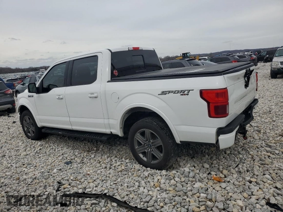 2020 Ford F-150 XL with VIN 1FTEW1EP5LFC61593, listed as a Copart auction lot 50969545 with 72,081 mi miles and Salvage Title. Bid and sale history available at carsss.com. Image 2.
