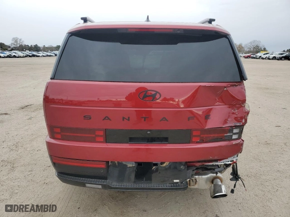 2024 Hyundai Santa Fe Calligraphy with VIN 5NMP5DGL1RH064777, listed as a Copart auction lot 41997915 with 3,888 mi miles and Salvage Title. Bid and sale history available at carsss.com. Image 6.