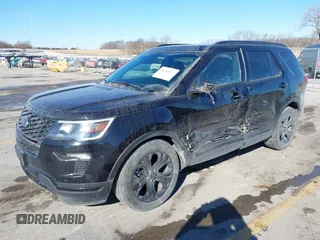 2019 Ford Explorer Sport with VIN 1FM5K8GT5KGA27196, listed as a IAAI auction lot 41690327 with 100,252 mi miles and . Bid and sale history available at carsss.com. Image 17.