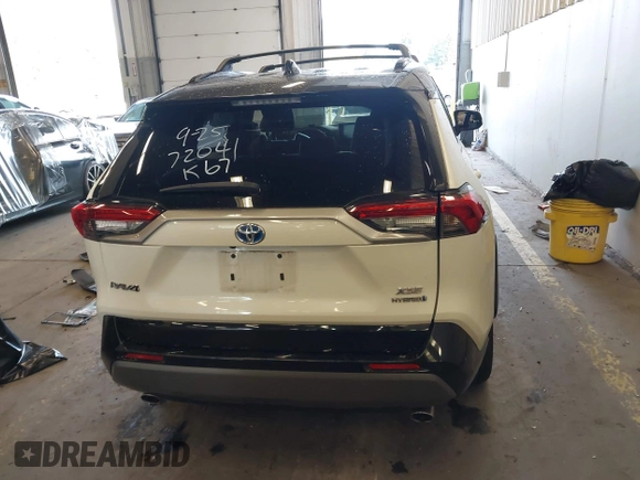 2021 Toyota RAV4 Hybrid XSE with VIN 4T3E6RFV8MU046348, listed as a IAAI auction lot 40520896 with 53,312 mi miles and . Bid and sale history available at DreamBid. Image 17.