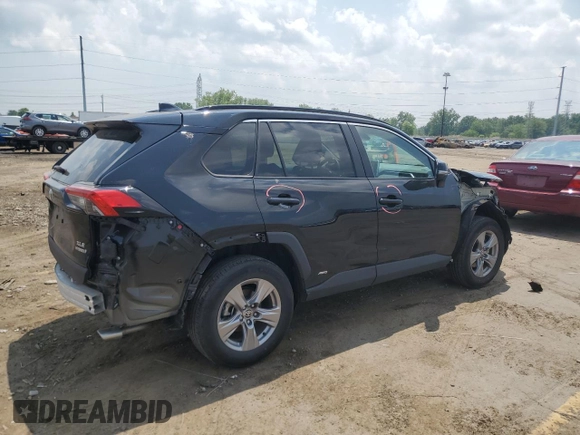 2023 Toyota RAV4 Hybrid XLE with VIN 4T3RWRFV5PU104535, listed as a Copart auction lot 60043745 with 13,886 mi miles and Salvage title. Bid and sale history available at DreamBid. Image 3.