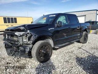 2018 Ford F-150 XL with VIN 1FTEW1E50JKE33161, listed as a Copart auction lot 55279835 with 110,940 mi miles and Salvage title. Bid and sale history available at DreamBid. Image 1.
