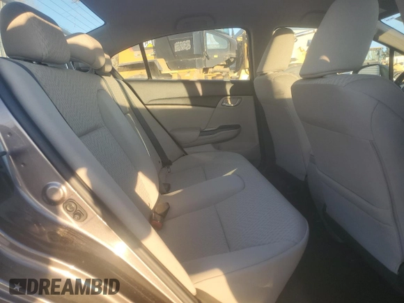 2014 Honda Civic Sedan LX with VIN 19XFB2F51EE010991, listed as a Copart auction lot 49179625 with 28,056 mi miles and Salvage Title. Bid and sale history available at carsss.com. Image 10.