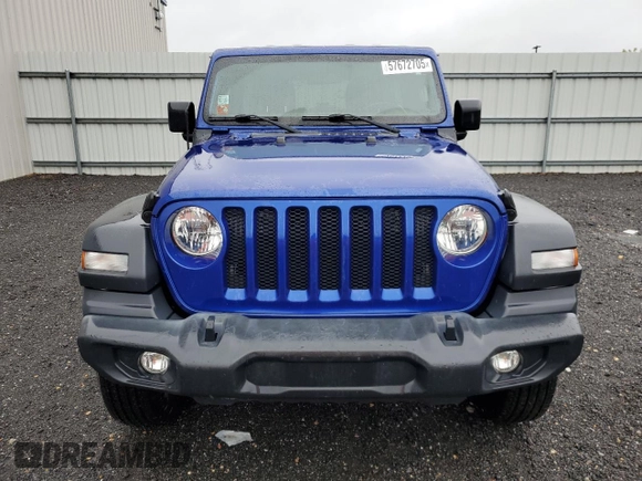 2018 Jeep Wrangler Unlimited Sport with VIN 1C4HJXDG3JW292810, listed as a Copart auction lot 57672705 with 106,378 mi miles and Salvage title. Bid and sale history available at DreamBid. Image 5.