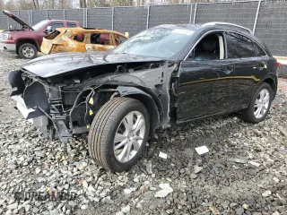 2014 Infiniti QX70 z VIN JN8CS1MW9EM411428, wystawiony jako Copart lot #48016895 z przebiegiem 110 302 mil mil oraz Szkoda całkowita • Salvage title. Historia ofert i sprzedaży dostępna na DreamBid. Obrazek 1.