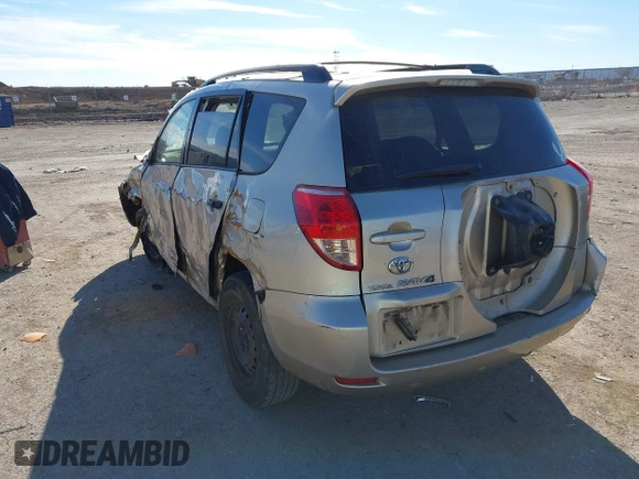 2007 Toyota RAV4 with VIN JTMZD33V175038628, listed as a IAAI auction lot 41342974 with 255,518 mi miles. Bid and sale history available at carsss.com. Image 3.