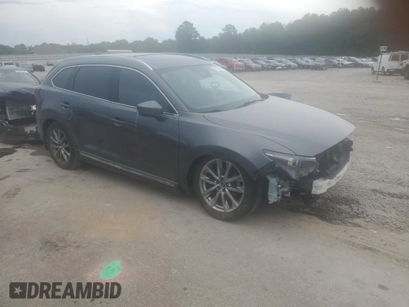 2018 Mazda CX-9 Grand Touring with VIN JM3TCADYXJ0219812, listed as a Copart auction lot 55232555 with 78,388 mi miles and Salvage title. Bid and sale history available at DreamBid. Image 4.