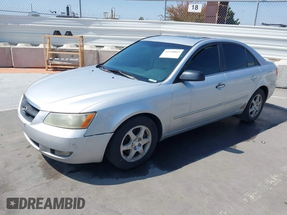 2006 Hyundai Sonata GLS with VIN 5NPEU46F46H097339, listed as a IAAI auction lot 42150865 with 221,711 mi miles and . Bid and sale history available at DreamBid. Image 18.