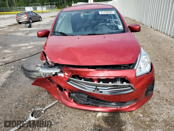 2019 Mitsubishi Mirage G4 ES with VIN ML32F3FJ3KHF00768, listed as a Copart auction lot 61748204 with 46,337 mi miles and Salvage Title. Bid and sale history available at carsss.com. Image 5.
